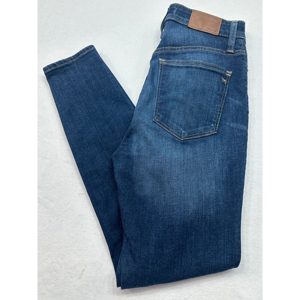 Madewell Curvy High Rise Skinny Jeans Medium Wash Stretch Denim Size 28 - Picture 15 of 15